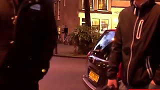 Real dutch BBW hooker gets horny as she invites tourist to fuck her